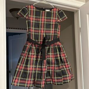 Girls size 8 jcrew (crew cuts) plaid dress